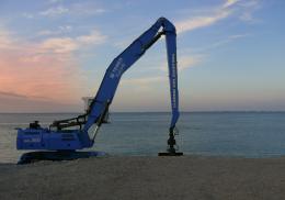 Repose in sand